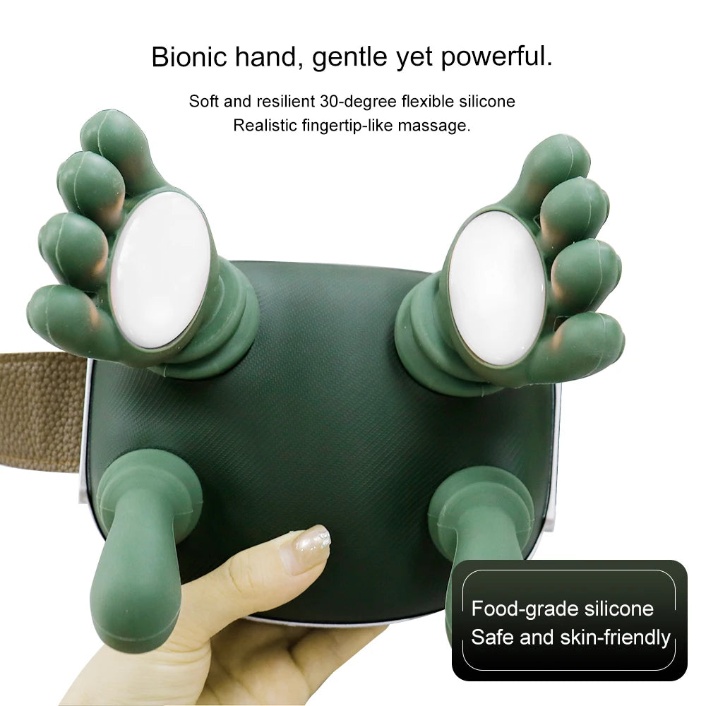 Bionic Finger Neck Cervical Kneading Massage Shawl Brushless Motor Neck masajeador Neck Shoulder Trapezius Muscle Relax Massager