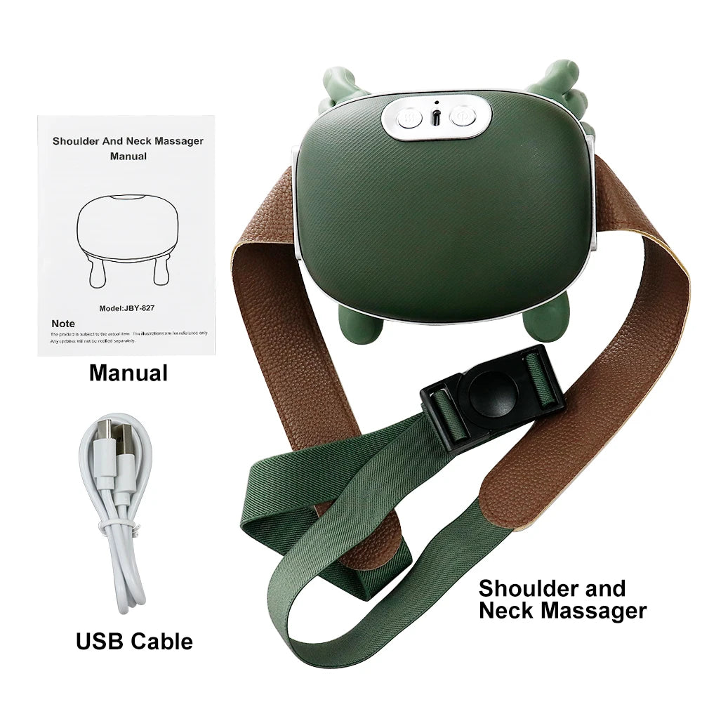 Bionic Finger Neck Cervical Kneading Massage Shawl Brushless Motor Neck masajeador Neck Shoulder Trapezius Muscle Relax Massager