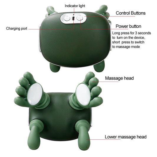 Bionic Finger Neck Cervical Kneading Massage Shawl Brushless Motor Neck masajeador Neck Shoulder Trapezius Muscle Relax Massager